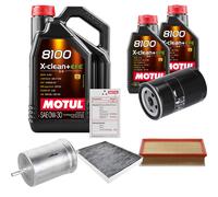 FEBI Controllo Set 7L MOTUL 8100 X-CLEAN 0W-30 Per VW Transporter V Bus 2.0