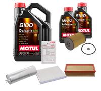 FEBI Controllo Set 7L MOTUL 8100 X-CLEAN 0W-30 Per VW Transporter VI Kasten