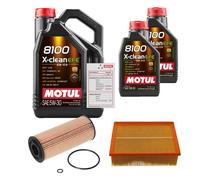FEBI Controllo Set 7L MOTUL 8100 X-CLEAN EFE 5W-30 Per Audi A4 Avant 1.9 TDI