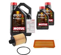 FEBI Controllo Set 7L MOTUL 8100 X-CLEAN EFE 5W-30 Per Fiat Bravo II 1.6 D
