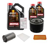 FEBI Controllo Set 7L MOTUL 8100 X-CLEAN EFE 5W-30 Per Fiat Bravo II 1.9 D