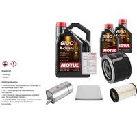 FEBI Controllo Set 7L MOTUL 8100 X-CLEAN EFE 5W-30 Per Fiat Ducato Kasten 120