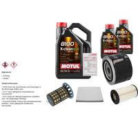 FEBI Controllo set 7L MOTUL 8100 X-CLEAN EFE 5W-30 per Fiat Ducato Scatola 120