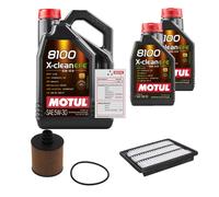 FEBI Controllo Set 7L MOTUL 8100 X-CLEAN EFE 5W-30 Per Fiat Freemont 2.0 JTD