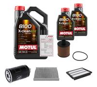 FEBI Controllo Set 7L MOTUL 8100 X-CLEAN EFE 5W-30 Per Fiat Freemont 2.0 JTD