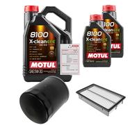 FEBI Controllo Set 7L MOTUL 8100 X-CLEAN EFE 5W-30 Per Mazda 5 2.0 3