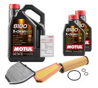 FEBI Controllo Set 7L MOTUL 8100 X-CLEAN EFE 5W-30 Per Mercedes-Benz C-Klasse