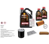 FEBI Controllo Set 7L MOTUL 8100 X-CLEAN EFE 5W-30 Per Mercedes-Benz C-Klasse