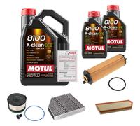 FEBI Controllo Set 7L MOTUL 8100 X-CLEAN EFE 5W-30 Per Mercedes-Benz E-Klasse