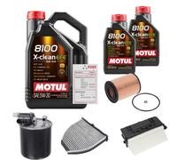 FEBI Controllo Set 7L MOTUL 8100 X-CLEAN EFE 5W-30 Per Mercedes-Benz E-Klasse