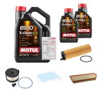 FEBI Controllo Set 7L MOTUL 8100 X-CLEAN EFE 5W-30 Per Mercedes-Benz E-Klasse