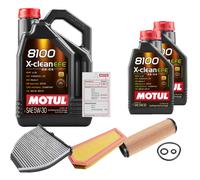 FEBI Controllo Set 7L MOTUL 8100 X-CLEAN EFE 5W-30 Per Mercedes-Benz E-Klasse