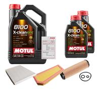 FEBI Controllo Set 7L MOTUL 8100 X-CLEAN EFE 5W-30 Per Mercedes-Benz E-Klasse