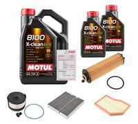 FEBI Controllo Set 7L MOTUL 8100 X-CLEAN EFE 5W-30 Per Mercedes-Benz GLA