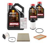 FEBI Controllo Set 7L MOTUL 8100 X-CLEAN EFE 5W-30 Per Opel Cascada 2.0 CDTi