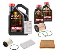 FEBI Controllo Set 7L MOTUL 8100 X-CLEAN EFE 5W-30 Per Opel Vectra C Caravan