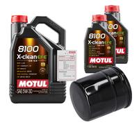 FEBI Controllo Set 7L MOTUL 8100 X-CLEAN EFE 5W-30 Per Saab 9-5 2.0 T 2.3