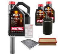 Febi Controllo Set 7L Motul 8100 x-Pulire 0W-30 per Per VW Multivan (VI) 2.0