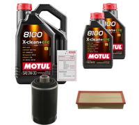 Febi Controllo Set 7L Motul 8100 x-Pulire 0W-30 per VW Golf VI 2.0 Gti