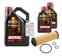 FEBI Controllo set 7L MOTUL 8100 X-PULIRE EFE 5W-30 per Mercedes-Benz classe C
