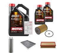Febi Controllo Set 7L Motul 8100 x-Pulire Efe 5W-30 per Per VW Multivan (VI) 2.0