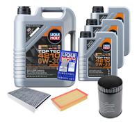 FEBI Controllo Set 8 L Liqui Moly Top Tec 4210 0W-30 Per Jaguar XJ 3.0