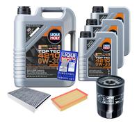 FEBI Controllo Set 8 L Liqui Moly Top Tec 4210 0W-30 Per Jaguar XJ R 4.2