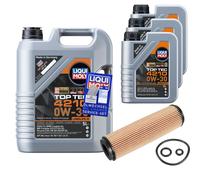 FEBI Controllo Set 8 L Liqui Moly Top Tec 4210 0W-30 Per Mercedes C-Klasse