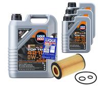 FEBI Controllo Set 8 L Liqui Moly Top Tec 4210 0W-30 Per Mercedes C-Klasse
