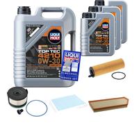 FEBI Controllo set 8 L Liqui Moly Top Tec 4210 0W-30 per Mercedes Classe E