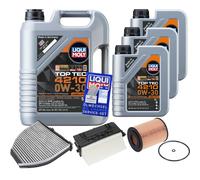 FEBI Controllo Set 8 L Liqui Moly Top Tec 4210 0W-30 Per Mercedes E-Klasse