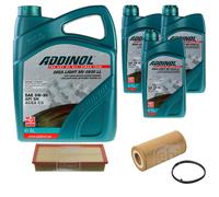 FEBI Controllo Set 8L ADDINOL GIGA LIGHT MV 0530 LL Per Audi TT 8J3 2.0 TFSI