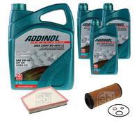 FEBI Controllo Set 8L ADDINOL GIGA LIGHT MV 0530 LL Per BMW 5er Touring E61