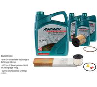 FEBI Controllo set 8L ADDINOL GIGA LIGHT MV 0530 LL per Peugeot 407 SW 6E_