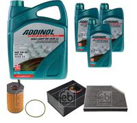 FEBI Controllo Set 8L ADDINOL GIGA LIGHT MV 0530 LL Per Porsche Macan 95B