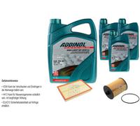 FEBI Controllo Set 8L ADDINOL GIGA LIGHT MV 0530 LL Per VW CC 358 3.6 FSI