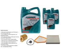 FEBI Controllo Set 8L ADDINOL SUPER LIGHT 0540 Per BMW 3 Gran Turismo F34