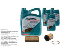 Febi Controllo Set 8L Addinol Super Light 0540 per Citroën C8 EA _