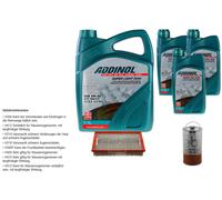 FEBI Controllo Set 8L ADDINOL SUPER LIGHT 0540 Per Mercedes-Benz 190 W201 D