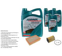 Febi Controllo Set 8L Addinol Super Light 0540 per Per BMW 7er E65 E66