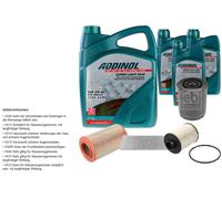 FEBI Controllo Set 8L ADDINOL SUPER LIGHT 0540 Per Peugeot Boxer Kasten 244