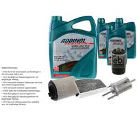 Febi Controllo Set 8L Addinol Super Light 0540 per Seat Altea XL 5P5 5P8