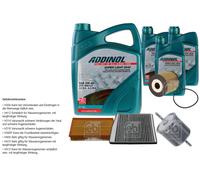 FEBI Controllo Set 8L ADDINOL SUPER LIGHT 0540 Per Volvo S60 I 384 2.0 T 2.5