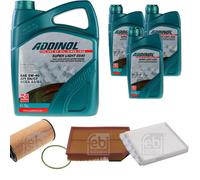 FEBI Controllo Set 8L ADDINOL SUPER LIGHT 0540 Per Volvo XC90 I 275 D5 AWD