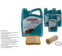 Febi Controllo Set 8L Addinol Super Light 0540 per VW Lt 28-46 II Casella