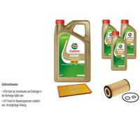 FEBI Controllo set 8L Castrol BORDO TITANIO FST 5W-30 LL per Mercedes-Benz
