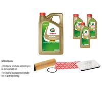 FEBI Controllo set 8L Castrol BORDO TITANIO FST 5W-30 LL per Mercedes-Benz