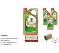 Febi Controllo Set 8L castrol edge IN Titanio FST 5W-30 Ll per BMW X5 E53