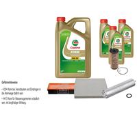 Febi Controllo Set 8L castrol edge IN Titanio FST 5W-30 Ll per BMW X5 F15