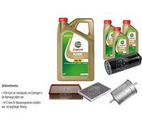 FEBI Controllo set 8L Castrol EDGE Titanio FST 5W-30 LL per Audi A6 Avant